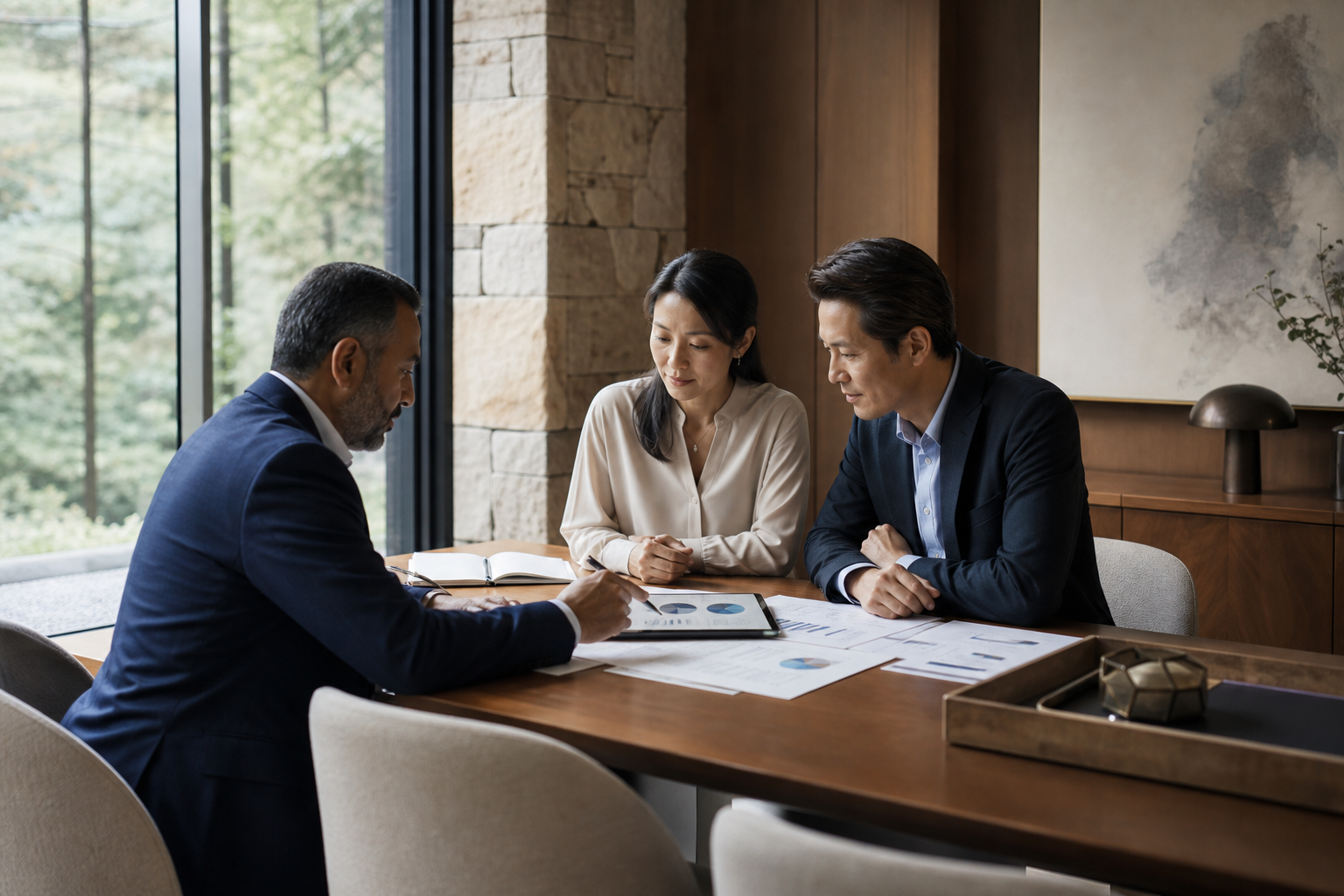 Private investment planning conversation